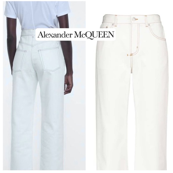 Alexander McQueen High Rise Jeans 27 - Picture 1 of 16